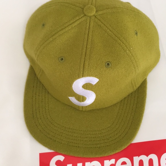 Supreme wool s logo 6 panel hat nov 9th drop new - Picture 8 of 8